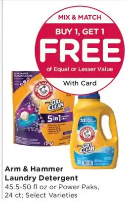 Smith's Arm Hammer Laundry Detergent offer