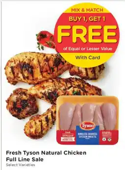 Smith's Fresh Tyson Natural Chicken offer