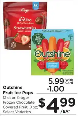 Smith's Outshine Fruit Ice Pops offer