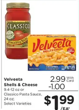 Smith's Velveeta Shells & Cheese offer