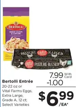 Smith's Bertolli entrée offer