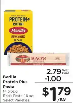 Smith's Barilla Protein Plus Pasta offer
