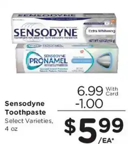 Smith's Sensodyne toothpaste offer