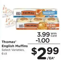 Smith's Thomas' English Muffins offer