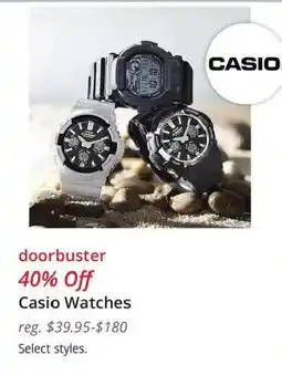 JC Penney Casio Watches offer