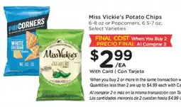 Smith's Miss Vickie's Potato Chips offer