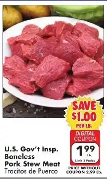 Fairplay U.s. Gov't Insp. Boneless Pork Stew Meat Trocitos de Puerto offer