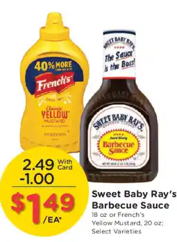 Smith's Sweet Baby Ray's Barbecue Sauce offer