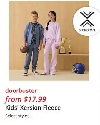 JC Penney Kids' Xersion Fleece offer
