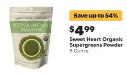 Grocery Outlet Sweet Heart Organic Supergreens Powder offer