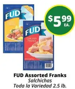 Rancho Markets Fud assorted franks offer