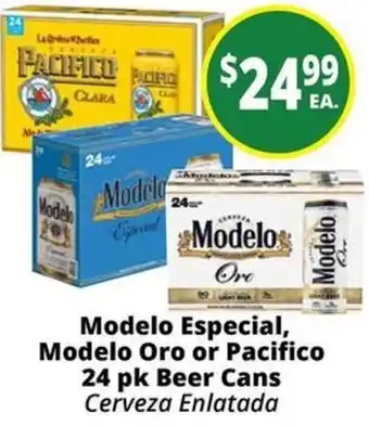 Modelo Especial, Modelo Oro or Pacifico