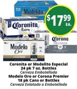 Rancho Markets Coronita or Modelito Especial offer