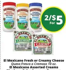 Rancho Markets El Mexicano Fresh or Creamy Cheese Queso Fresco o Cremoso offer