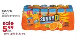 Giant Eagle Sunny D offer