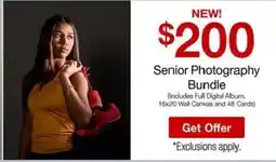 JC Penney Senior Photography Bundle offer