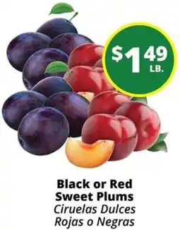 Rancho Markets Black or Red Sweet Plums offer