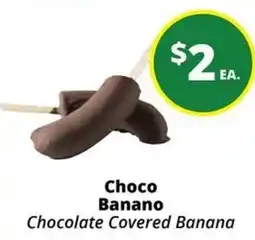 Rancho Markets Choco Banano Chocolate Covered Banana offer