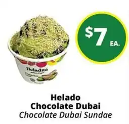 Rancho Markets Heladita Chocolate Dubai Sundae offer