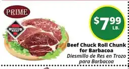 Rancho Markets Hickory Beef Chuck Roll Chunk for Barbacoa offer