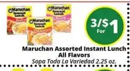 Rancho Markets Maruchan Assorted Instant Lunch offer