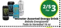Rancho Markets Monster Assorted Energy Drink offer