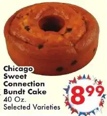 Fairplay Chicago sweet connection bundt cake offer