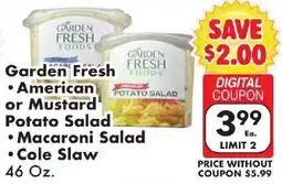 Fairplay Garden Fresh American or Mustard Potato Salad, Macaroni Salad, Cole Slaw offer