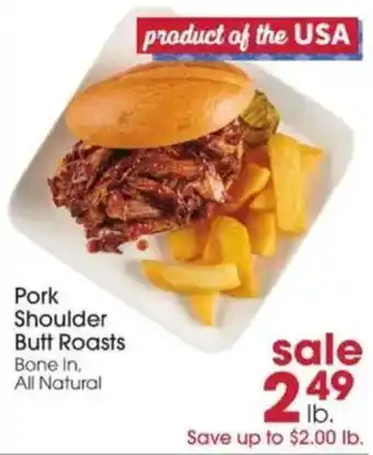 Pork Shoulder Butt Roasts