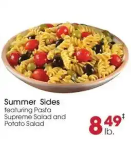 Giant Eagle Summer Sides featuring Pasta Supreme Salad and Potato Salad offer