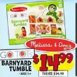 Ollie's Melissa & Doug Go Tots Barnyard Tumble offer