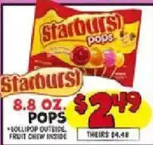 Starburst pops