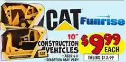 Ollie's Cat construction vehicles offer