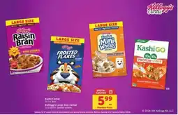 Safeway Kashi Cereal ,Kellogg's Large Size Cereal offer