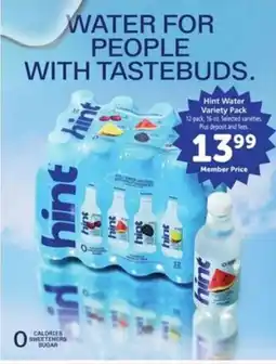 Safeway Hint Water Variety Pack offer
