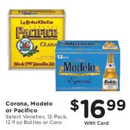 Smith's Corona, Modelo or Pacifico offer