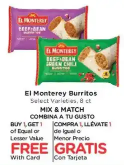 Smith's El Monterey burritos offer