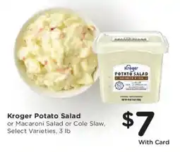 Smith's Kroger potato salad offer