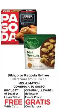 Smith's Bibigo or Pagoda Entrée offer