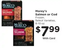 Smith's Morey's Salmon or Cod offer