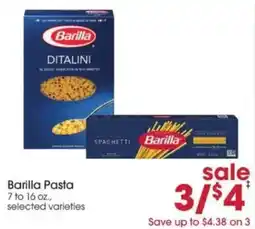 Giant Eagle Barilla Pasta offer