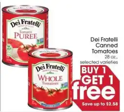 Giant Eagle Dei Fratelli canned tomatoes offer