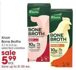 Giant Eagle Knorr Bone Broths offer
