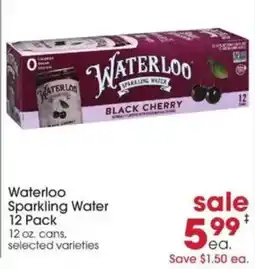 Giant Eagle Waterloo Sparkling Water offer