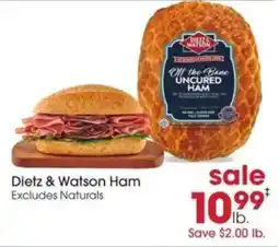Giant Eagle Dietz & Watson Ham offer