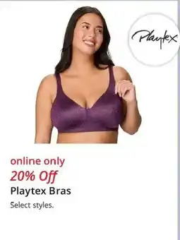 JC Penney Playtex Bras offer