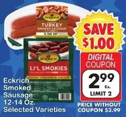 Fairplay Eckrich smoked sausage offer