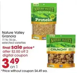 Giant Eagle Nature Valley Granola offer