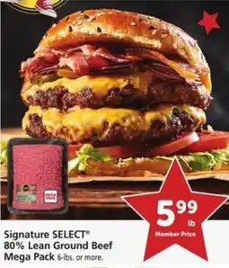 Safeway Signature Select 80% Lean Ground Beef offer