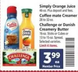 Safeway Coffee mate Creamer offer